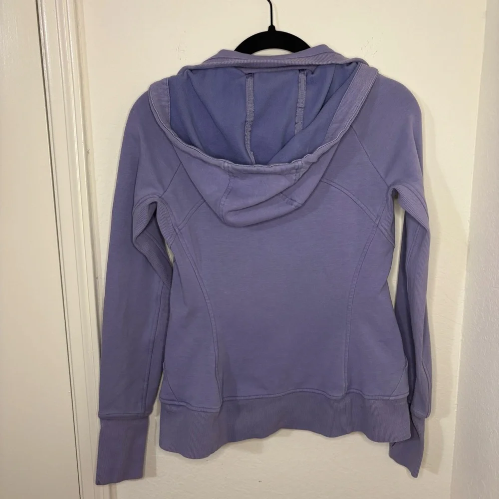 Athleta Lavender Zip-Up Hoodie size XS - Picture 7 of 11